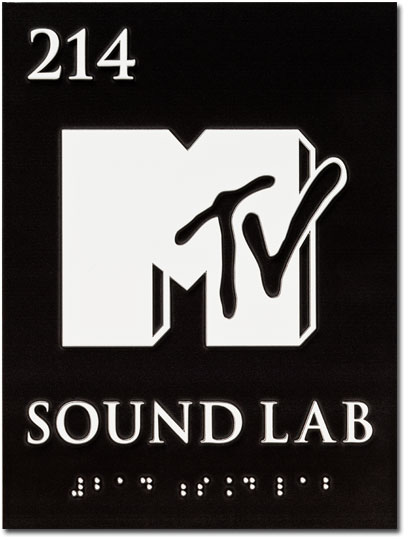 MTV Sound Lab Giclee Plaque