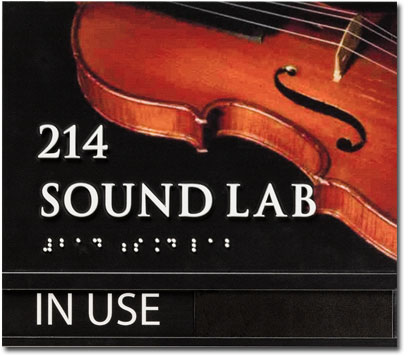 Sound Lab Giclee Plaque